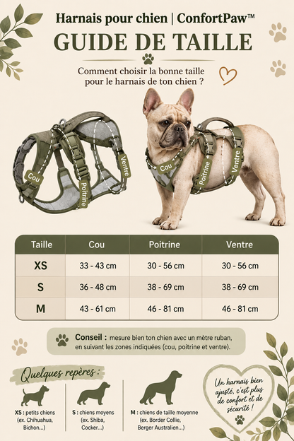 Harnais pour chien | ConfortPaw™